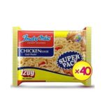 Indomie Super Pack Instant Noodles Chicken Flavour 120g,Box of 40packs